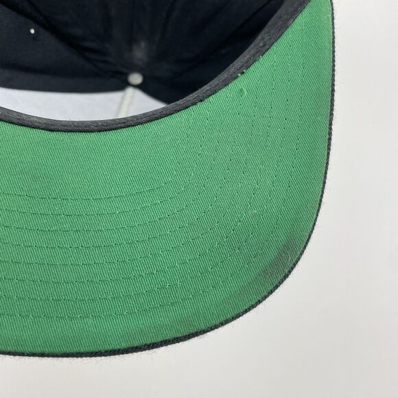 Salty Crew Chasing Tail Trucker Hat Black Flat Brim Logo Snapback Wool Blend Cap - Picture 9 of 10